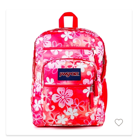 JanSport Big Student 17" Floral Backpack - Picture 1 of 9